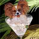 papillon art, papillon pop art dog prints, papillon paintings, pet portraits and dog prints in colorful original dog art and fine art dog prints by artists Jane Billman and Gregg Billman