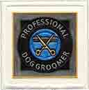professional dog groomer career grooming dog art prints, dog groomer grooming dog gifts, dog groomer grooming dog gifts for grads, graduation and professionals, dog groomer occupation art, dog groomer paintings and limited edition fine art prints by artists Jane Billman and Gregg Billman